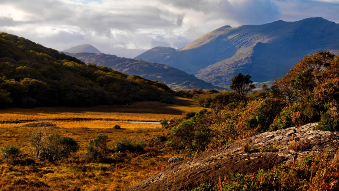 Macgillycudy’s Reeks from the Upper Loughs, Killarney Co. Kerry