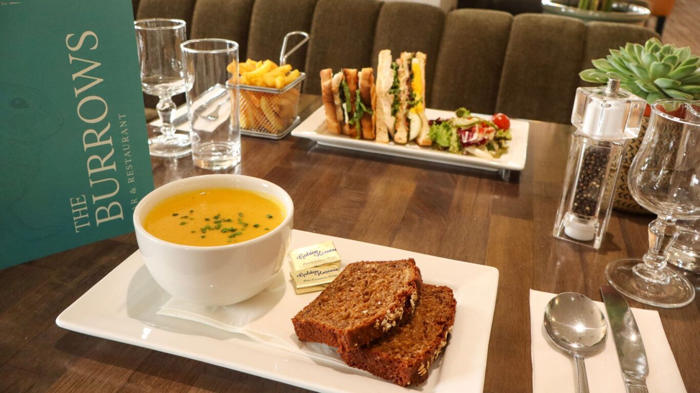 Burrows Bar and Restaurant Lunch in Ballyroe Lodge